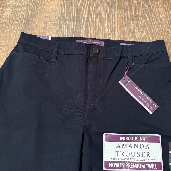 Gloria Vanderbilt Amanda Trouser Pants – Size 12S - Picture 9 of 14